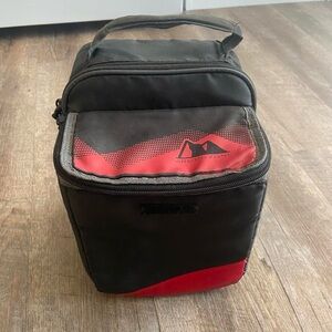 Arctic Zone Black and Red Insulated Lunch Bag